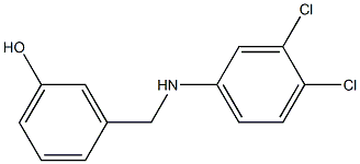 3-{[(3,4-dichlorophenyl)amino]methyl}phenol Structure