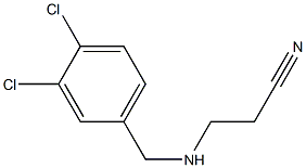  3-{[(3,4-dichlorophenyl)methyl]amino}propanenitrile