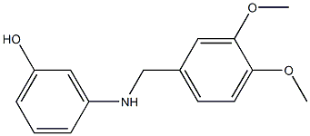 3-{[(3,4-dimethoxyphenyl)methyl]amino}phenol