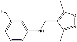 3-{[(3,5-dimethyl-1,2-oxazol-4-yl)methyl]amino}phenol