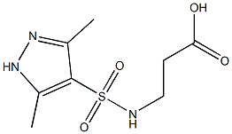 3-{[(3,5-dimethyl-1H-pyrazol-4-yl)sulfonyl]amino}propanoic acid