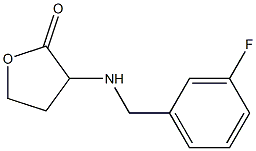 3-{[(3-fluorophenyl)methyl]amino}oxolan-2-one 结构式