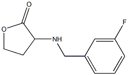 3-{[(3-fluorophenyl)methyl]amino}oxolan-2-one,,结构式