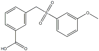 3-{[(3-methoxybenzene)sulfonyl]methyl}benzoic acid