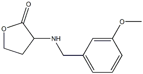 3-{[(3-methoxyphenyl)methyl]amino}oxolan-2-one,,结构式