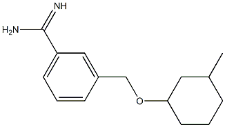 3-{[(3-methylcyclohexyl)oxy]methyl}benzene-1-carboximidamide