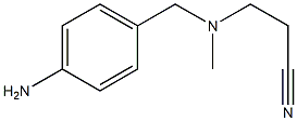  3-{[(4-aminophenyl)methyl](methyl)amino}propanenitrile