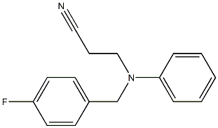 3-{[(4-fluorophenyl)methyl](phenyl)amino}propanenitrile