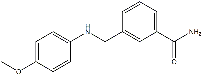 3-{[(4-methoxyphenyl)amino]methyl}benzamide