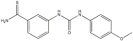 3-{[(4-methoxyphenyl)carbamoyl]amino}benzene-1-carbothioamide|