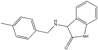 3-{[(4-methylphenyl)methyl]amino}-2,3-dihydro-1H-indol-2-one Structure