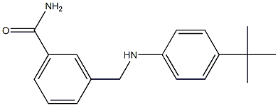 3-{[(4-tert-butylphenyl)amino]methyl}benzamide