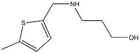 3-{[(5-methylthiophen-2-yl)methyl]amino}propan-1-ol Struktur