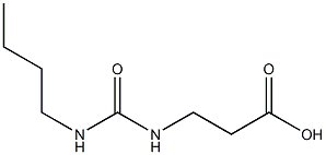 3-{[(butylamino)carbonyl]amino}propanoic acid Structure