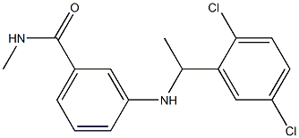 3-{[1-(2,5-dichlorophenyl)ethyl]amino}-N-methylbenzamide|