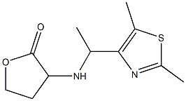 3-{[1-(2,5-dimethyl-1,3-thiazol-4-yl)ethyl]amino}oxolan-2-one 结构式
