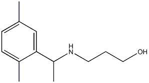 3-{[1-(2,5-dimethylphenyl)ethyl]amino}propan-1-ol