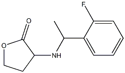 3-{[1-(2-fluorophenyl)ethyl]amino}oxolan-2-one|