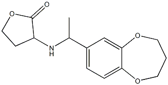 3-{[1-(3,4-dihydro-2H-1,5-benzodioxepin-7-yl)ethyl]amino}oxolan-2-one Structure