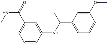 3-{[1-(3-methoxyphenyl)ethyl]amino}-N-methylbenzamide|