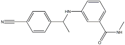 3-{[1-(4-cyanophenyl)ethyl]amino}-N-methylbenzamide