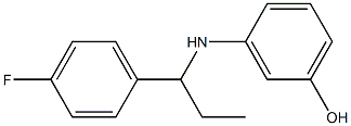  3-{[1-(4-fluorophenyl)propyl]amino}phenol