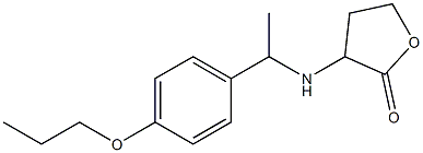 3-{[1-(4-propoxyphenyl)ethyl]amino}oxolan-2-one