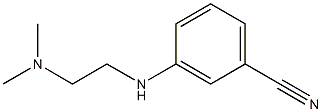 3-{[2-(dimethylamino)ethyl]amino}benzonitrile Structure