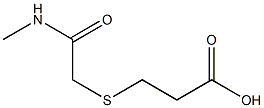 3-{[2-(methylamino)-2-oxoethyl]thio}propanoic acid Structure