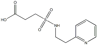 3-{[2-(pyridin-2-yl)ethyl]sulfamoyl}propanoic acid Structure