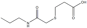 3-{[2-oxo-2-(propylamino)ethyl]thio}propanoic acid