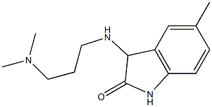 3-{[3-(dimethylamino)propyl]amino}-5-methyl-2,3-dihydro-1H-indol-2-one