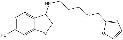 3-{[3-(furan-2-ylmethoxy)propyl]amino}-2,3-dihydro-1-benzofuran-6-ol|