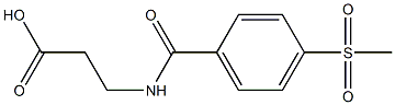  3-{[4-(methylsulfonyl)benzoyl]amino}propanoic acid