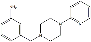 3-{[4-(pyridin-2-yl)piperazin-1-yl]methyl}aniline Structure