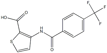  3-{[4-(trifluoromethyl)benzene]amido}thiophene-2-carboxylic acid