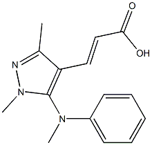 3-{1,3-dimethyl-5-[methyl(phenyl)amino]-1H-pyrazol-4-yl}prop-2-enoic acid