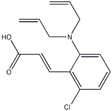 3-{2-[bis(prop-2-en-1-yl)amino]-6-chlorophenyl}prop-2-enoic acid