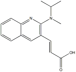 3-{2-[methyl(propan-2-yl)amino]quinolin-3-yl}prop-2-enoic acid|