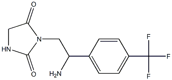 3-{2-amino-2-[4-(trifluoromethyl)phenyl]ethyl}imidazolidine-2,4-dione|