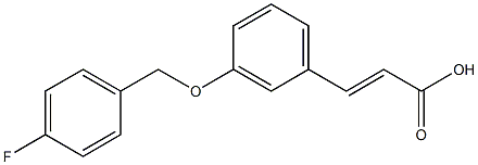  3-{3-[(4-fluorophenyl)methoxy]phenyl}prop-2-enoic acid