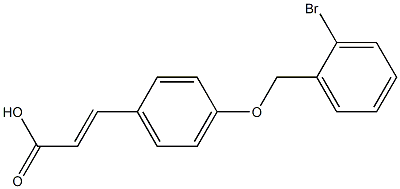 3-{4-[(2-bromophenyl)methoxy]phenyl}prop-2-enoic acid