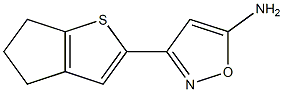 3-{4H,5H,6H-cyclopenta[b]thiophen-2-yl}-1,2-oxazol-5-amine 结构式