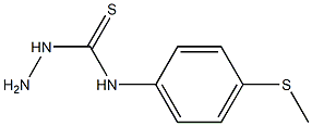 3-amino-1-[4-(methylsulfanyl)phenyl]thiourea Struktur