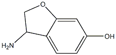 3-amino-2,3-dihydro-1-benzofuran-6-ol 结构式