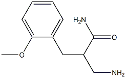 3-amino-2-[(2-methoxyphenyl)methyl]propanamide,,结构式
