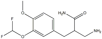  3-amino-2-{[3-(difluoromethoxy)-4-methoxyphenyl]methyl}propanamide