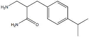 3-amino-2-{[4-(propan-2-yl)phenyl]methyl}propanamide 结构式