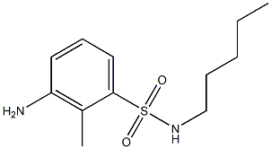  3-amino-2-methyl-N-pentylbenzene-1-sulfonamide