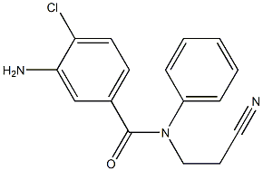 3-amino-4-chloro-N-(2-cyanoethyl)-N-phenylbenzamide